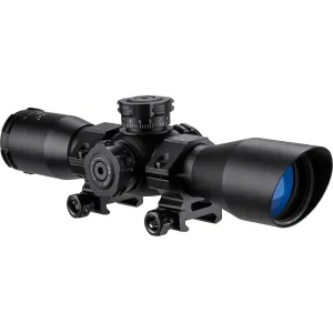 Barska Contour Rifle Scope 1" Tube 4x 32mm Illuminated Mil Dot Reticle Matte Black