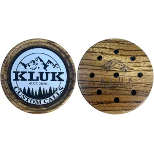 KLUK Custom Calls Zebrawood Glass Turkey Call