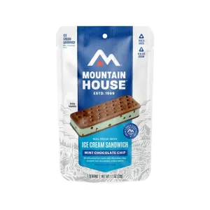 Mountain House Mint Chocolate Chip Ice Cream Sandwich Freeze Dried Food 12PK