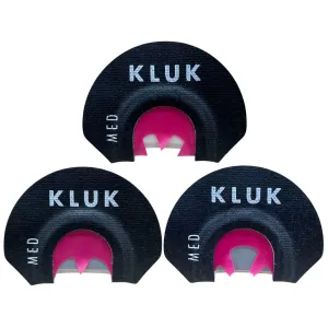 KLUK Custom Calls Code Red Diaphragm Turkey Call 3PK
