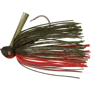 Big Bite Baits McMoney Jig Green Pumpkin Texas Red 1/2 oz