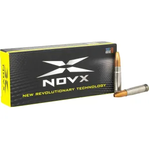 NovX Pentagon 300 AAC Blackout Ammo 125 Grain Solid Hollow Point Lead Free Box of 20