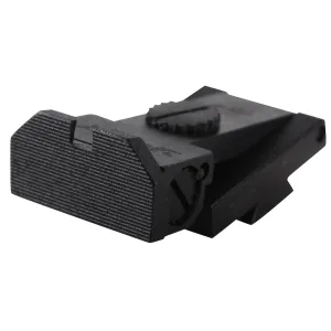 Kensight Adjustable 1911 Rear Sight Bo-Mar Cut Steel Black Beveled Blade Fully Serrated