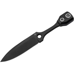 Boker Knives Fafo Fixed Blade Knife 3.82" Drop Point 440C Black Blade G-10 Handle Black