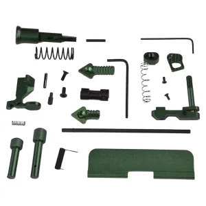 AR-STONER T-Series Complete AR-15 Accented Lower Receiver Parts Kit Green