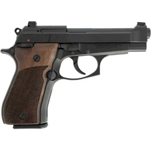 Tisas Fatih 380 ACP Pistol 3.9" Barrel 13+1 Round Matte Black Slide Wood Grip Matte Black Frame