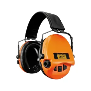 Sordin Supreme Pro X Electronic Ear Muffs Ember Orange