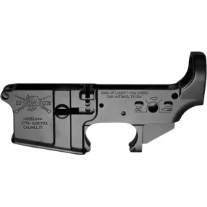 Sons of Liberty Gunworks Angry Pat AR-15 Stripped Lower Receiver Matte Black