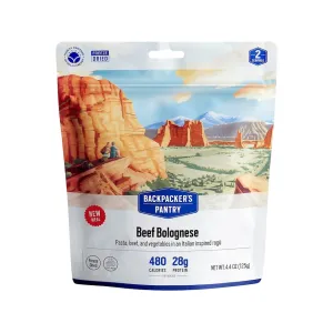 Backpacker's Pantry Beef Bolognese Freeze Dried Food