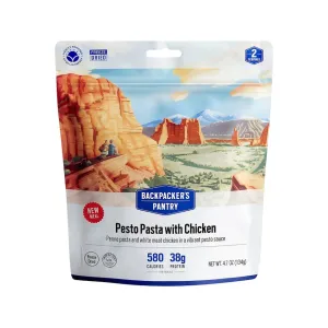 Backpacker's Pantry Pesto Pasta with Chicken Freeze Dried Food