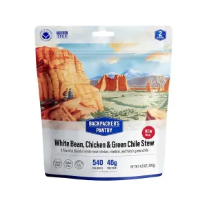 Backpacker's Pantry White Bean Chicken & Green Chile Stew Freeze Dried Food