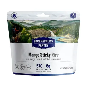 Backpacker's Pantry Mango Sticky Rice Vegan Freeze Dried Food