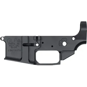 GLFA AR-15 Stripped Lower Receiver Matte Black