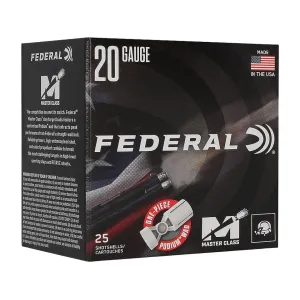 Federal Premium Master Class 20 Gauge Ammo 2-3/4" #8 Lead Shot 7/8 oz Box of 25