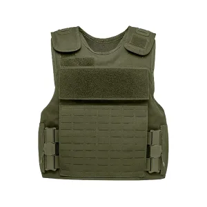Spartan Armor Sentinel Legend Tactical Vest with Integrated Level IIIA Ballistic Plates Medium OD Green
