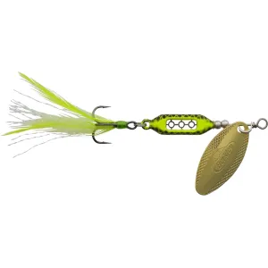 Berkley Dough Rider Inline Spinner 1/4oz Chartreuse/Black Gold