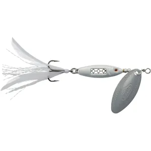 Berkley Dough Rider Minnow Inline Spinner 1/8oz White Flash Silver
