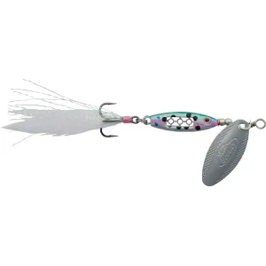 Berkley Dough Rider Minnow Inline Spinner 1/8oz Metallic Rainbow Trout Silver