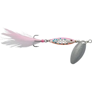 Berkley Dough Rider Minnow Inline Spinner 1/8oz Metallic Pink Silver