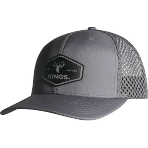 Kings Camo Men's Legacy Patch Hat Charcoal One Size Fits Most
