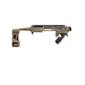 FAB Defense KPOS Scout Pistol Chassis with Brace for Glock 17, 19 FDE