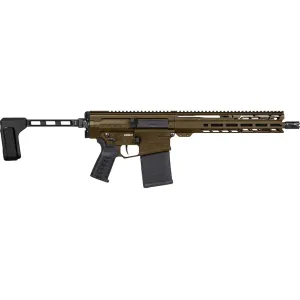 CMMG Dissent Mk3 308 Winchester Pistol 12.5" Threaded Barrel 20+1 Round Midnight Bronze Pistol Brace