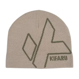 Kifaru Men's Alpine Logo Beanie Bur One Size Fits Most