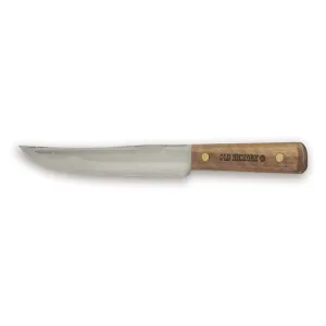 Old Hickory 75-8 Slicing Knife 8" Drop Point 1095 Carbon Steel Blade Hardwood Handle
