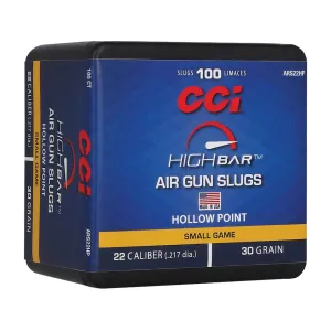 CCI High Bar Air Gun Slug Pellets 22 Caliber 30 Grain Segmented Hollow Point 100PK