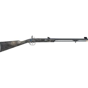 Traditions PA Pellet Ultralight Flintlock Rifle 50 Caliber 26" Tungsten Cerakote Barrel Desert Web Stock Double Set Trigger with Peep Sight