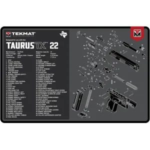 Tekmat Handgun Taurus TX22 Gun Cleaning Mat