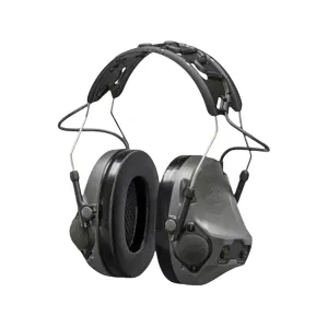 Peltor ComTac VIII Hearing Defender Electronic Ear Muffs Charcoal Gray