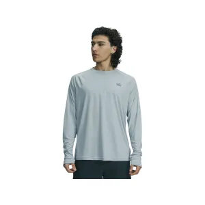 Under Armour Men's Fish Elite Long Sleeve Crew Neck Shirt Enamel Blue/Clay Green 2XL