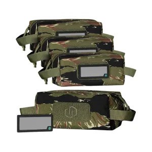 Savior Equipment Loose Sac Soft Ammo Pouch 4PK Nylon Tiger Stripe