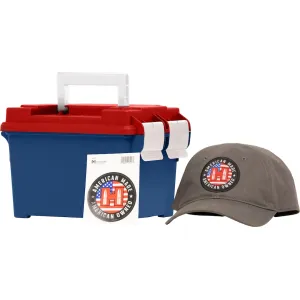 Hornady USA 250th American Gunner 308 Winchester Ammo 155 Grain Jacketed Hollow Point Ammo Can of 250 Bulk