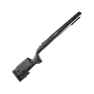 Christensen Arms BA Tactical Carbon Fiber Stock for Remington 700 Long Action Black with Gray Webbing