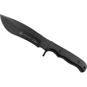 PUMA XP Shadowcat ZX Fixed Blade Knife 7" Recurve 440 Black Blade G-10 Handle Black