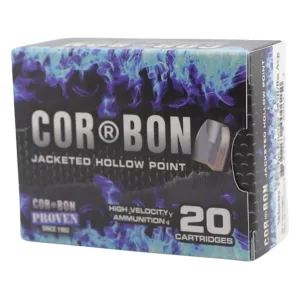 Cor-Bon 45 ACP +P Ammo 200 Grain Jacketed Hollow Point Box of 20