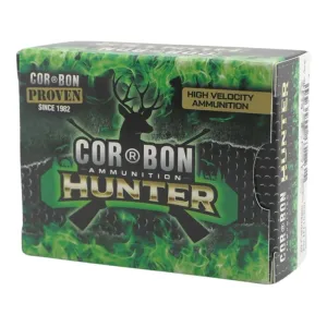 Cor-Bon Hunter 10mm Auto Ammo 200 Grain Flat Nose Box of 20