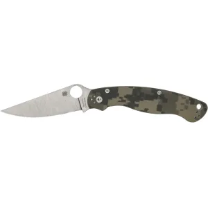 Spyderco Military 2 Camo Pocket Knife 3.65" Drop Point CPM S30V Satin Blade G-10 Handle Camo