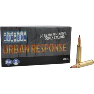Cor-Bon Urban Response 223 Remington Ammo 55 Grain Polymer Tip Box of 20