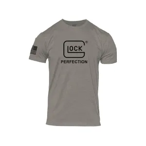 Glock Men's Perfection Short Sleeve Crew Neck T Shirt Charcoal 3XL