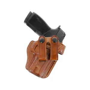 Galco Hawkeye IWB Holster Right Hand CZ P10C, Glock 19, 19x, 23, 32, 45, PSA Dagger, Ruger RXM Optics Ready Leather Tan