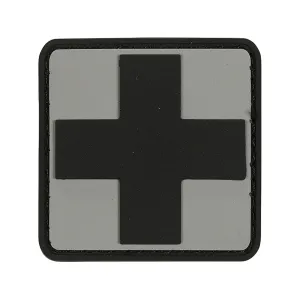 Voodoo Tactical First Aid Symbol PVC Morale Patch Gray