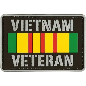 Voodoo Tactical Vietnam Veteran Combo Patch Set PVC Morale Patch
