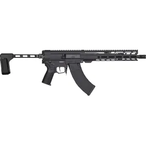 CMMG Dissent Mk47 7.62x39mm Pistol 12.5" Threaded Barrel 30+1 Round Armor Black Pistol Brace
