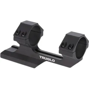 TRUGLO Tactical 1-Piece Picatinny Scope Mount 30mm Rings Matte Black