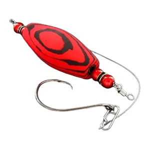 Whisker Seeker Tackle Catfish Rig Floats with Rattles X3 Big Bertha Red