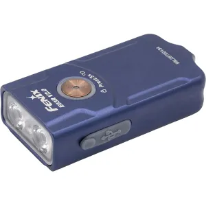 Fenix E03R V2.0 Keychain Rechargeable Flashlight Blue
