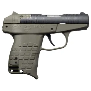 Kel-Tec PR-3AT 380 ACP Pistol 2.85" Barrel 13+1 Round Black Slide Green Grip Green Frame
